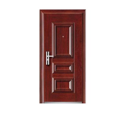 China 2021 Hot Sale Modern Design Bedroom Front Entrance Steel Security Doors Modern Design for Residence for sale