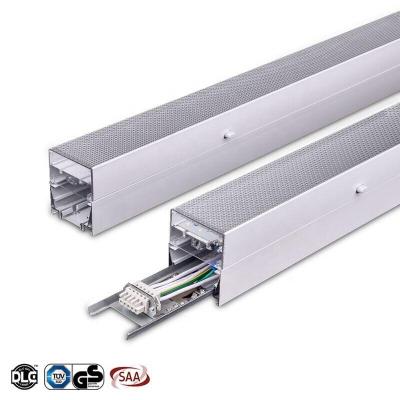 China Linkable 45W 60W Warehouse Supermarket Led Trunking Lights 4ft Industrial Linear System LED Linkable Aluminum Led Linear Light for sale