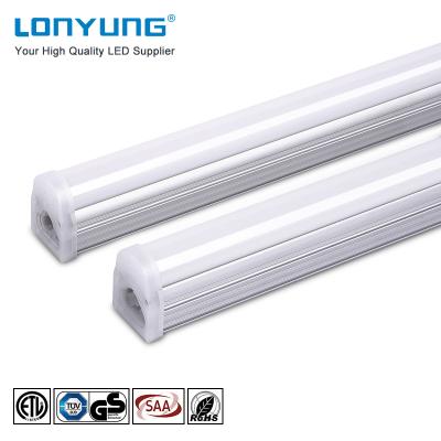 China Warehouse High Lumens 600mm 1200mm 2ft 4ft 8ft Led Shop Light Tubes Housing Fluorescent Single Mount Integrated T5 Tube Light LED for sale