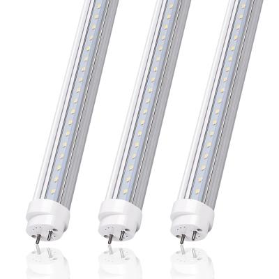 China Super Bright Aluminum PC 8Ft T8 Bulb Light 1200Mm Led Warm Cool White T8 Tube Light 3Ft 4Ft 6Ft Desk Light for sale