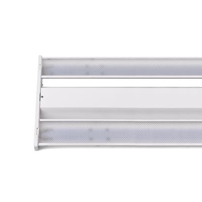 China Warehouse Dimmable High Bay Batten Light With Motion Sensor Linear Led High Bay Light With DLC ETL Approved Industrial Light For Gym for sale