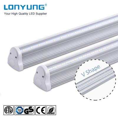 China Cooler 22w 25w 28w T8 Led Tubes Light 4ft 5ft Cooler Door V-Shape 6ft Led Tubes Lighting Double Freezer Row Shop Light Fixture for sale