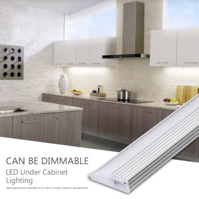 China Modern Wall Mounted Linkable Linear Switch 3000K 3Ft 4Ft 12W 15W Dimmable Kitchen Cabinet Led Cabinet Light Hotel Led Under Cabinet Light for sale