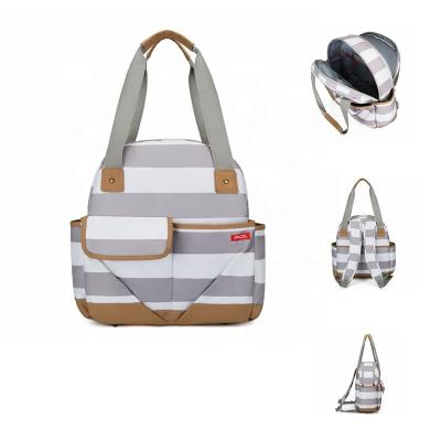 China Wholesale Water Resistant Breast Pump Mom Baby Diaper Bags Backpack Multifunctional Portable Double Shoulder Back for sale