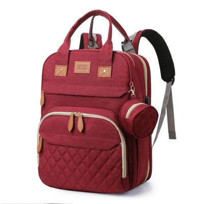 China With USB FACTORY OEM/ODM diaper bag 2021 CAN PUT baby essentials CAN USED baby changing pad for sale