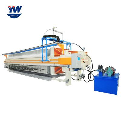 China High Pressure Membrane Filter Press With Automatic Water Washing Device for sale