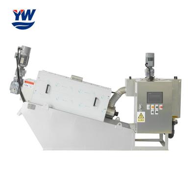 China 316L Volute Sludge Dewatering Machine Volute Screw Dewatering Press for sale