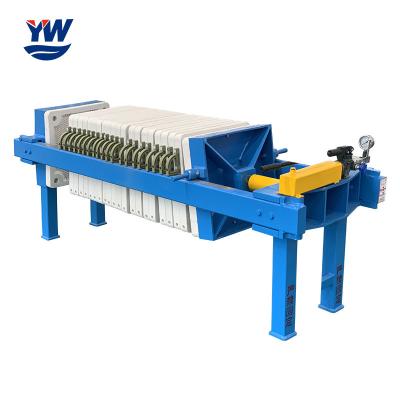 China Waste Water Treatment Industrial Filter Press Plate And Frame Filter Press Equipment Manual for sale