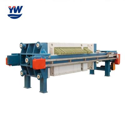 China Automatic Plate Filter Press Chamber Type PP Coating Strong Acid Chemical for sale