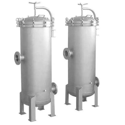 China Multi Industrial High Flow Liquid Filter Cartridge Housings Vertical for sale