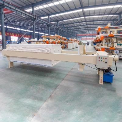 China Las aguas residuales completamente automáticas de la prensa de filtro del diafragma reducen encajonado municipal de la humedad en venta