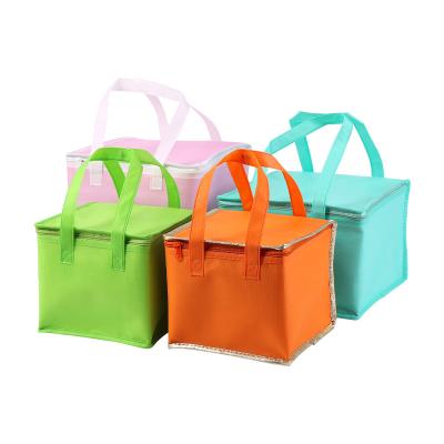 China Customized Waterproof In Stock Thermal Bags For Food Delivery Cooler Drink Delivery Cake Cooler Bags Insulated Packaging Bag For Food Delivery for sale