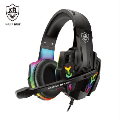 China RGB Light Noise Canceling Gaming Headphones Gaming Headsets Pro With 7.1 RGB Light Bezel For PC Laptop PS4 PS5 for sale