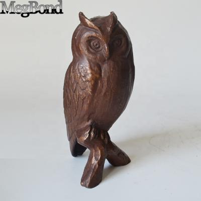 China Europe Cast Iron Owl Ornaments Owl Decoration for sale