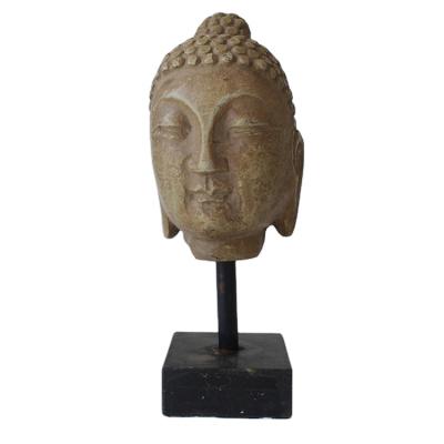 China Pad China Polyresin Material Ancient Buddha Statue For Home for sale