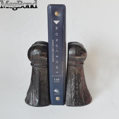 China Metal Cast Iron Ball Bookends Book Reading Holder for Home Decor for sale