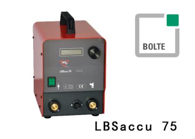 China Kondensator-Entladungs-Bolzenschweißen-Maschine LBSccu 75, batteriebetriebener, Schweißungs-Stahl und Edelstahl verziert bis zum resp M8 zu verkaufen