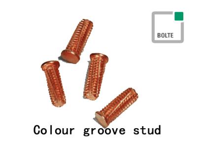 China BTH BOLTE Drawn Arc Stud Steel Brass CuZn37 Threaded Welding Studs for sale