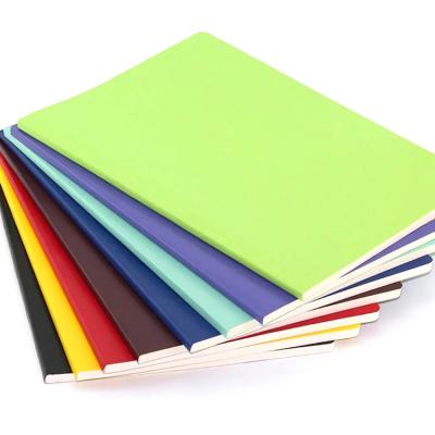 China Wholesale 2020 Custom School Stationary a5 Exercise PU Leather Softcover Lined Grid Notebook a5 Notebook Notebooks for sale