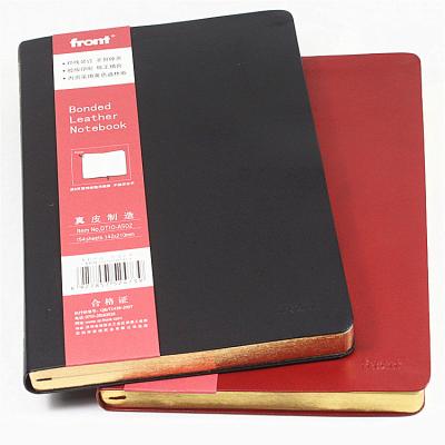 China Wholesale Personalized Custom Leather Planner Front Printed A5 Notebook Brown Diary A5 Diary Planner for sale