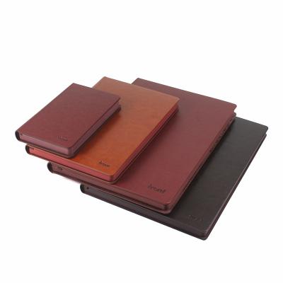 China Office Supplies School Softcover Smart Wholesale Printing Leather Notebook Printing Custom Diary for sale