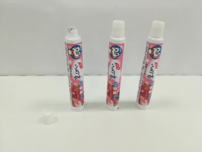 Chine tube de pâte dentifrice stratifié par 50g d'enfants empaquetant la vis à nervures conique sur le chapeau à vendre