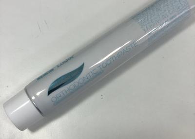 Chine D35*144.5mm dégagent l'emballage stratifié de tube de pâte dentifrice avec l'estampillage de laser à vendre