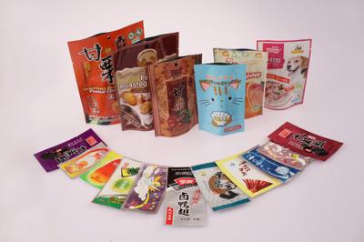 China Druckte Plastik-Snacktaschen PET / PE / AL / CPP Lebensmittel Flexible Verpackung zu verkaufen