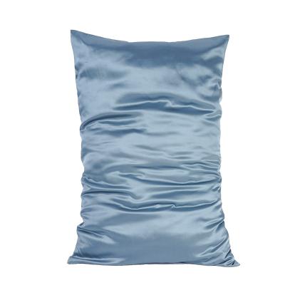 China Portable Cooling Silk Pillow Case With Hidden Zipper Soft Breathable Soft Sided Silk Pillow Cover for sale