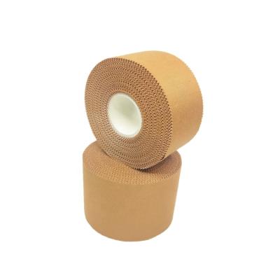 China 38mm Zinc Oxide Breathable Rayon Fabric Breathable Sports Rigid Strapping Tape for sale