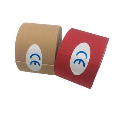 China Promotional Custom Color And Logo Kinesiology Breathable Sticky Nylon Tape Skin Color for sale