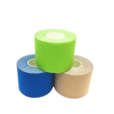 China Customized Synthetic Logo 5cm*5m Synthetic Kinesiology Tape For Muscle Pain Relief In Training for sale