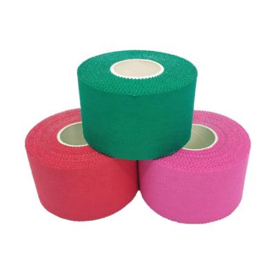 China Hot China Breathable Manufacture Melt Adhesive Red Rose Cotton Athletic Tape for sale