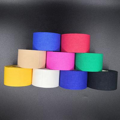 China 100% Cotton 3.8cm*10m Colorful Sticky Adhesive 100% Cotton Athletic Tape for sale