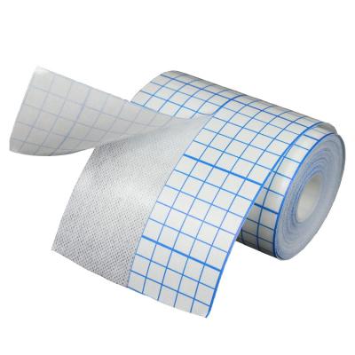 China blue 2-interleaving paper grid fixing tape 10cm x 10m for sale