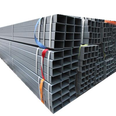 China Professional Black Steel Asian Structure Pipe Square Tube With Great Price / Hot Dipped Galvanized for sale