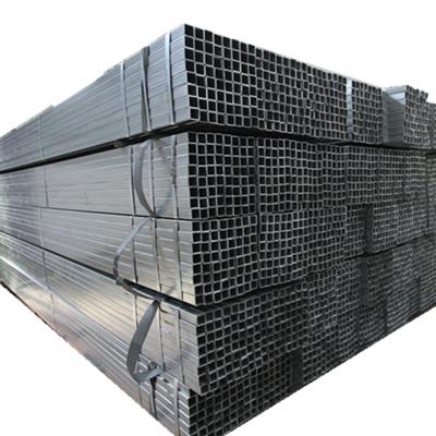 China Structure Pipe Q345B Asian Black Iron Square Tube /hot dipped galvanized steel tube made in China for sale