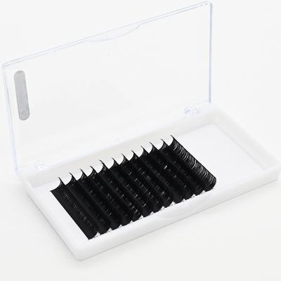 China Long Natural Faux Mink Wispy Synthetic Individual Russian Eyelash Extensions for sale