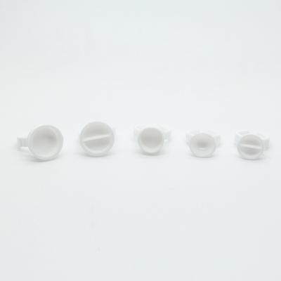 China Plastic Disposable Eyelash Extension Glue Holder Wholesale Glue Rings Eyelash Extenstion Glue Holder for sale