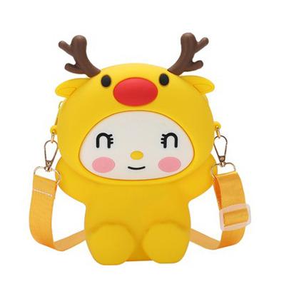 China Multi Colored Sachikoo Cute Animal Antlers Toy Bear Cute Smile Ribbon Decompression Birthday Girls Gift Toy for sale