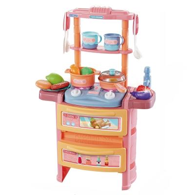 China Children's Toys Kids Toys Pretend Play Cook Kitchen Toy Sets Plastic For Kids Kitchen Toy Set for sale