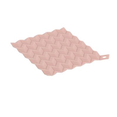 China Eco-friendly Heat Resistant Silicone Mat Silicone Hot Pad Home Kitchen for sale