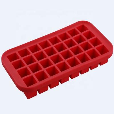 China Sustainable Large Size Home Use Silicone Ice Cube Tray for sale