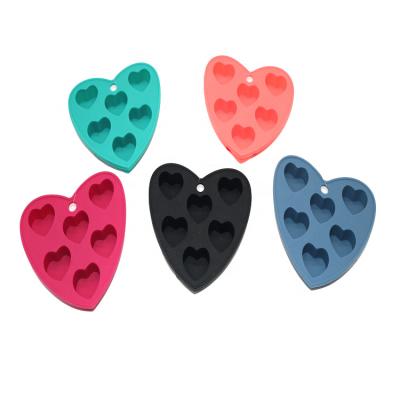 China Viable Heart Shape Silicone Chocolate Mold for sale