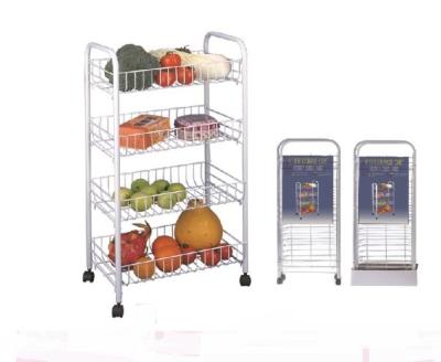 China Sustainable Metal Clad Composite Shelf Storage With Plastic Wheels for sale