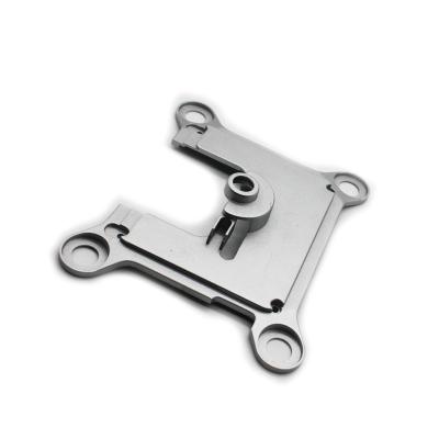 China Silver color drone gimbal sheet metal fabrication flat metal shelf brackets for drone gimbal production factory for sale