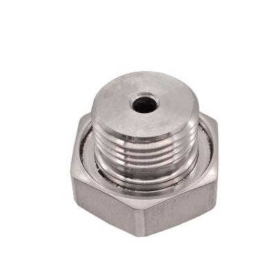 China Robot CNC Manufacturing Silver Color Connector Nut Stainless Steel Robot Parts for sale