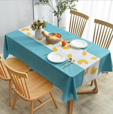 China Manufacturer Unique Free Customized Waterproof Oil Proof PVC Table Cover for sale