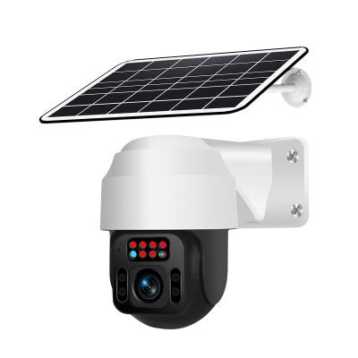 China NIGHT VISION solar dome camera built-in 4 batteries, photoelectric dual-function, ultra-low power, maximum support 128G TF card for sale