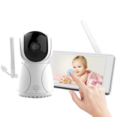 China Portable PAN-TILT LCD Audio Video Baby Monitor HD-556 Radio Nanny Music Intercom IR 24h Wireless Baby Camera for sale